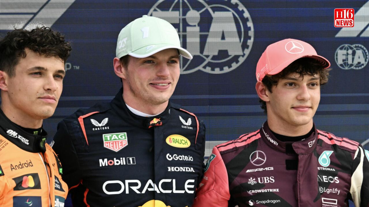 Max Verstappen takes consecutive pole position